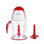 Tocator legume si fructe 500W cu vas plastic 1.5L si cutite inox detasabile
