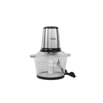 Tocator legume si fructe inox cu vas sticla 2L, 2 viteze + Pulse, 400 W