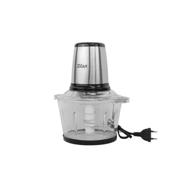 Tocator legume si fructe inox cu vas sticla 2L, 2 viteze + Pulse, 400 W