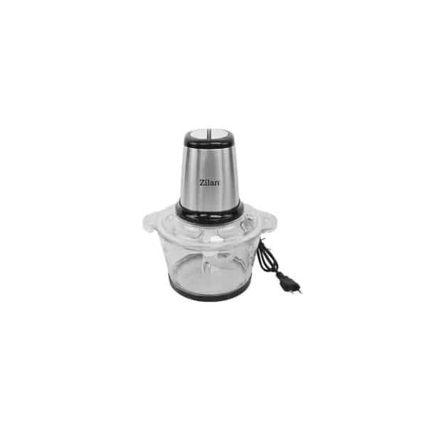 Tocator legume si fructe inox cu vas sticla 2L, 2 viteze + Pulse, 400 W