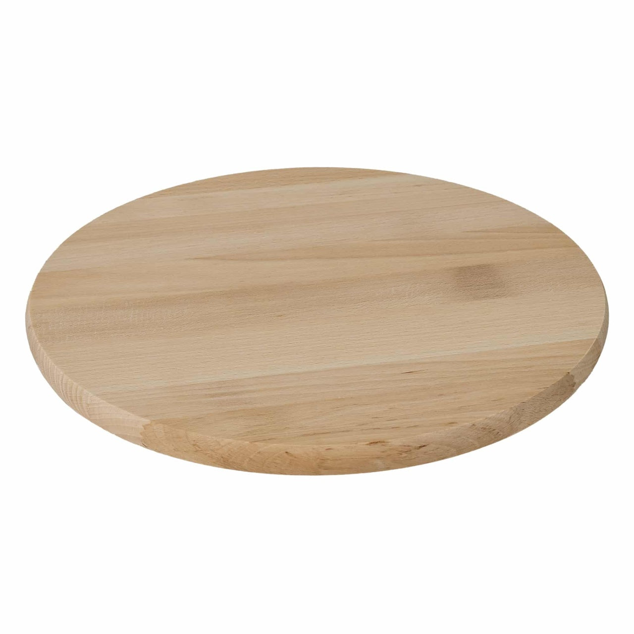 Tocator rotativ din lemn de fag, rotund, 30 cm diametru