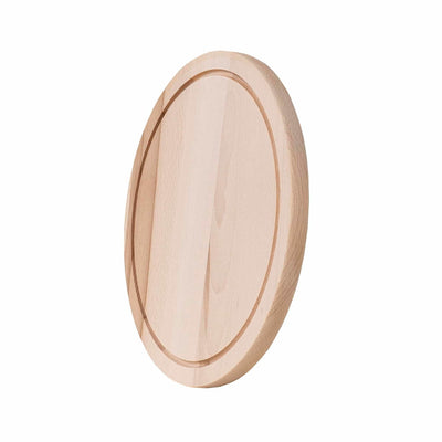 Tocator rotund din lemn de fag, grosime 2cm, diametru 29cm
