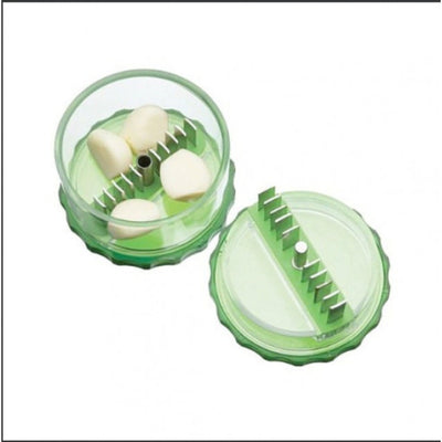 Tocator usturoi, Garlic Pro, cu 10 lame din otel