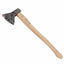Topor forjat cu coada din lemn, greutate 1.2 kg, lama 16.5 cm