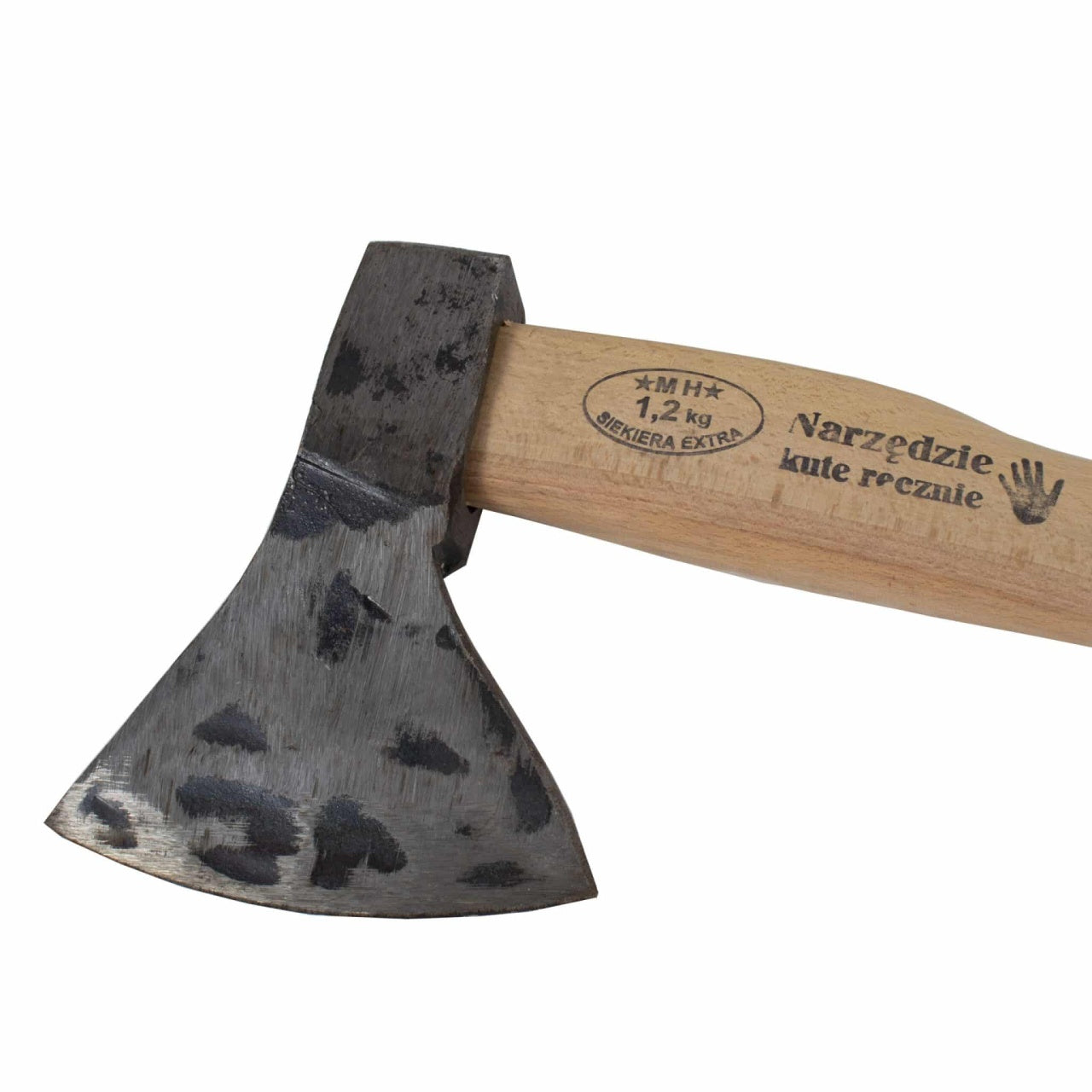 Topor forjat cu coada din lemn, greutate 1.2 kg, lama 16.5 cm