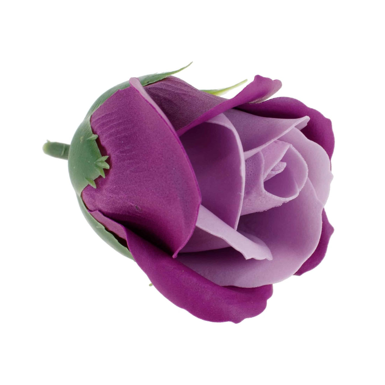 Trandafiri 2 culori din sapun, fucsia-lila prafuit, set 50 bucati