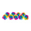 Trandafiri multicolori din sapun, set 9 bucati cu parfum fin