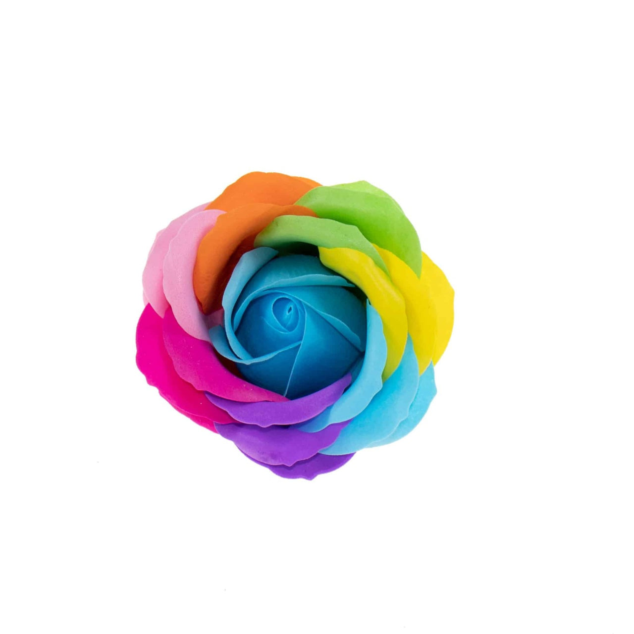 Trandafiri multicolori din sapun, set 9 bucati cu parfum fin