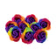 Trandafiri multicolori din sapun, set 9 bucati, parfum fin
