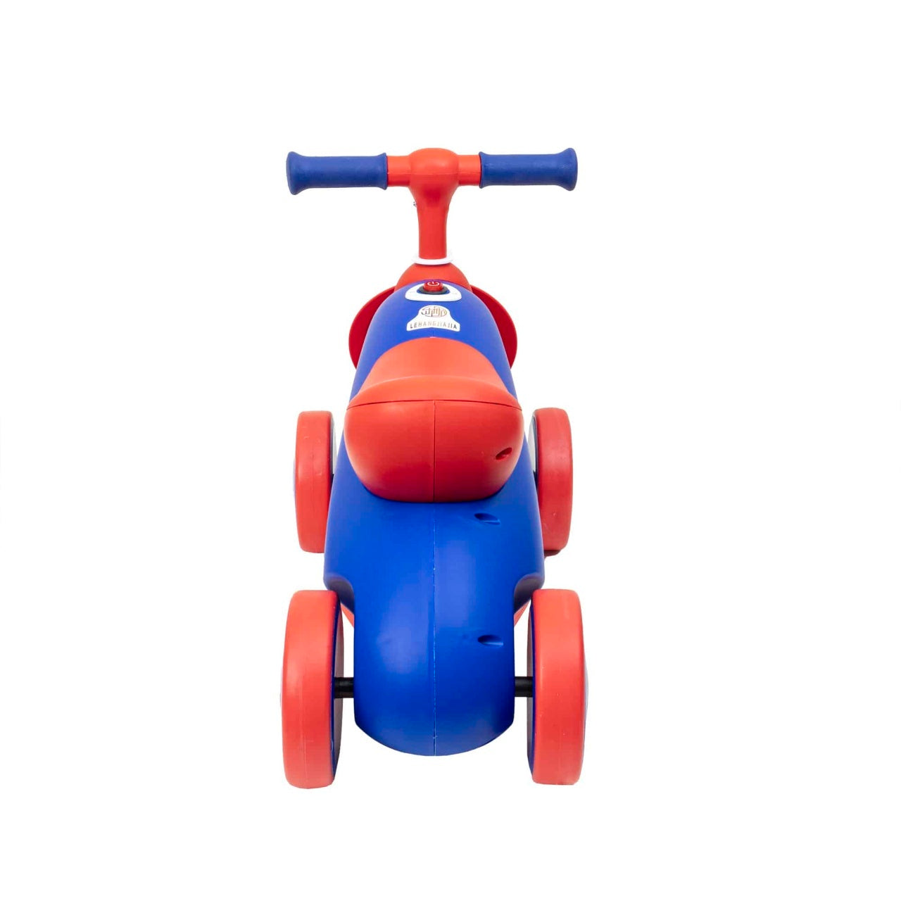 Tricicleta din plastic fara pedale pentru copii cu muzica si lumina, albastru