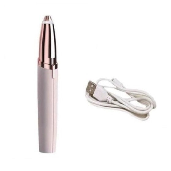 Trimmer Pentru Sprancene FOXMAG24, Cu Acumulator Reincarcabil, Cablu USB Inclus, roz