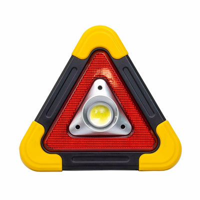 Triunghi reflectorizant cu 5 moduri avertizare, incarcare solara si USB, 3 LED-uri