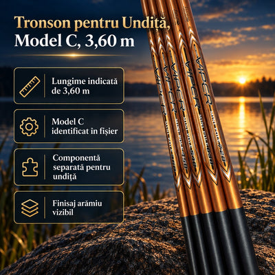 Tronson pentru Undiță, Model C, 3,60 m – imagine principală promoțională
