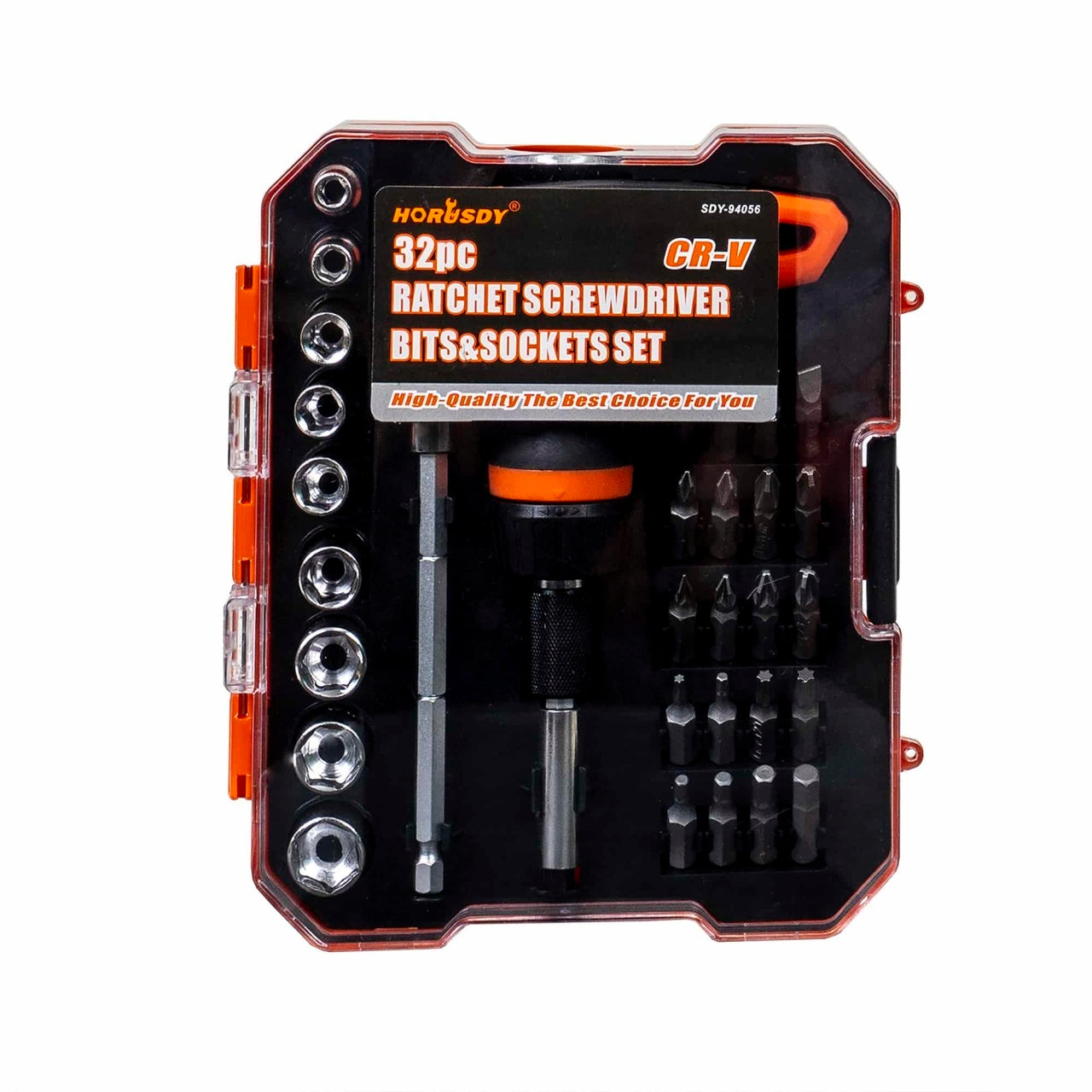 Trusa surubelnita cu 32 piese, maner ergonomic, capete diverse tipuri