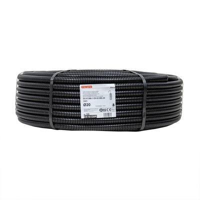 Tub flexibil copex cu fir de tragere, diametru 20mm, lungime 100m