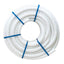 Tub flexibil copex din PVC cu fir de tragere, 32mm diametru, 50m lungime, alb