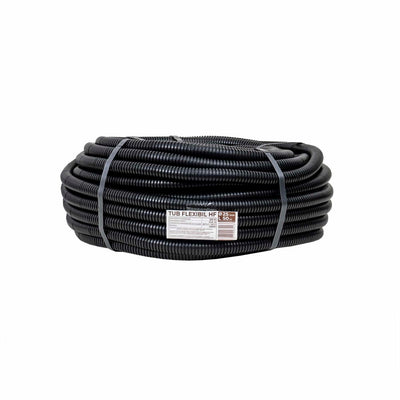 Tub flexibil copex din PVC fara fir de tragere, diametru 25mm, lungime 50m