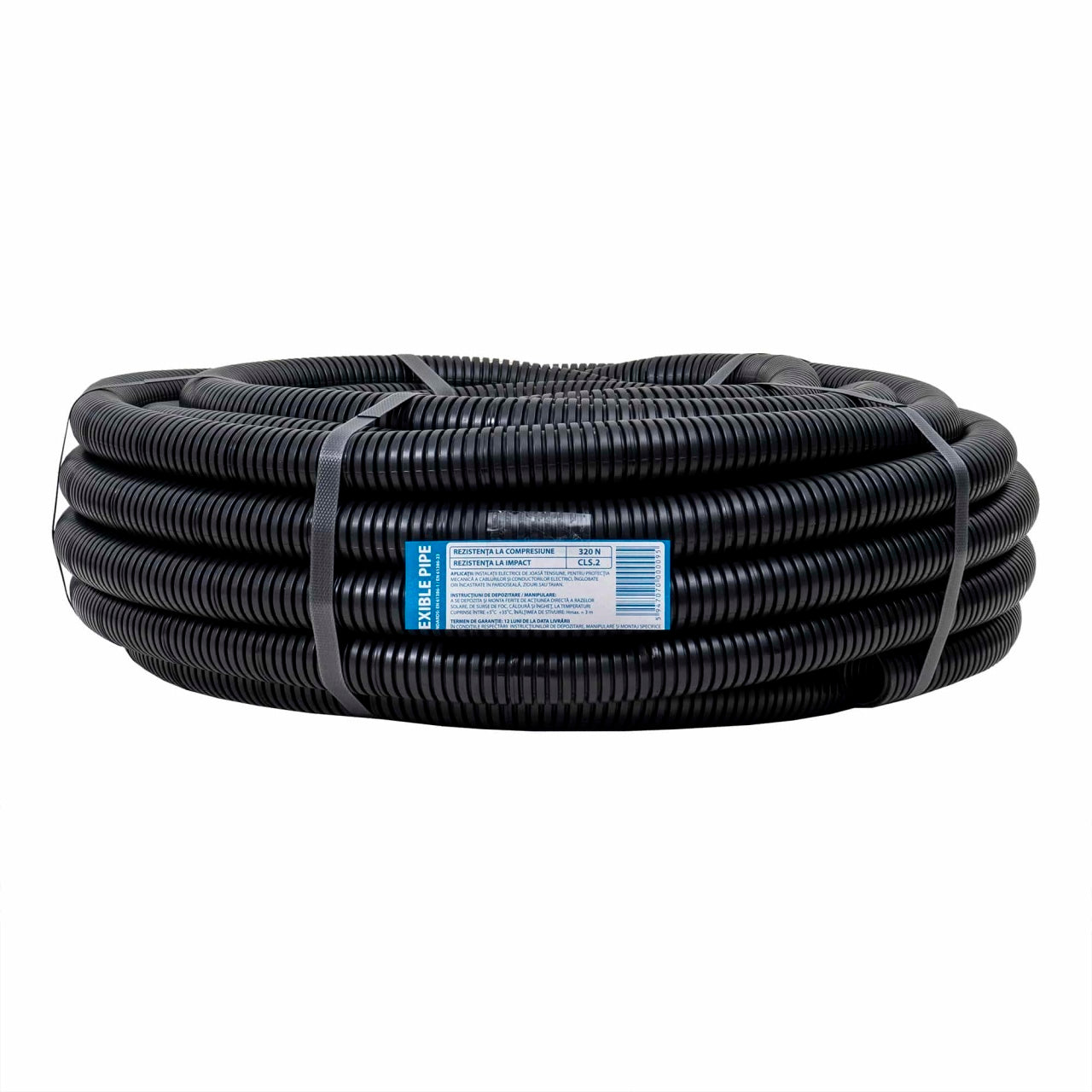 Tub flexibil copex din PVC fara fir de tragere, diametru 32mm, lungime 25m