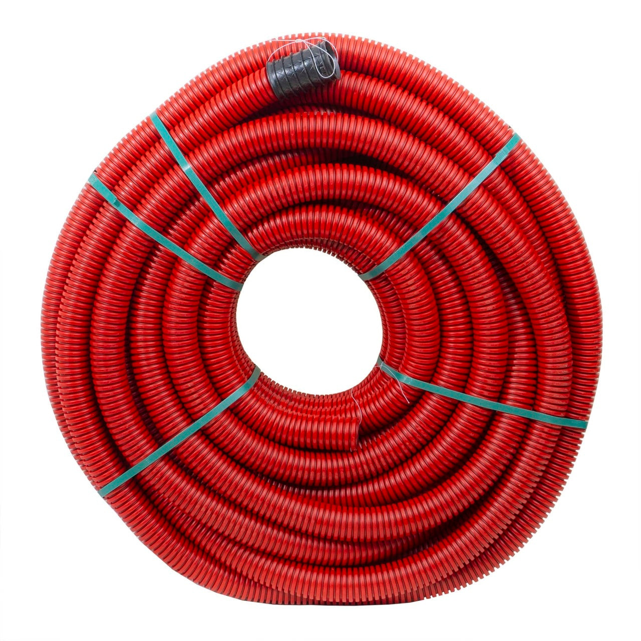 Tub flexibil copex pentru protectie cablu, 50mm, 450N, lungime 50ml, rosu