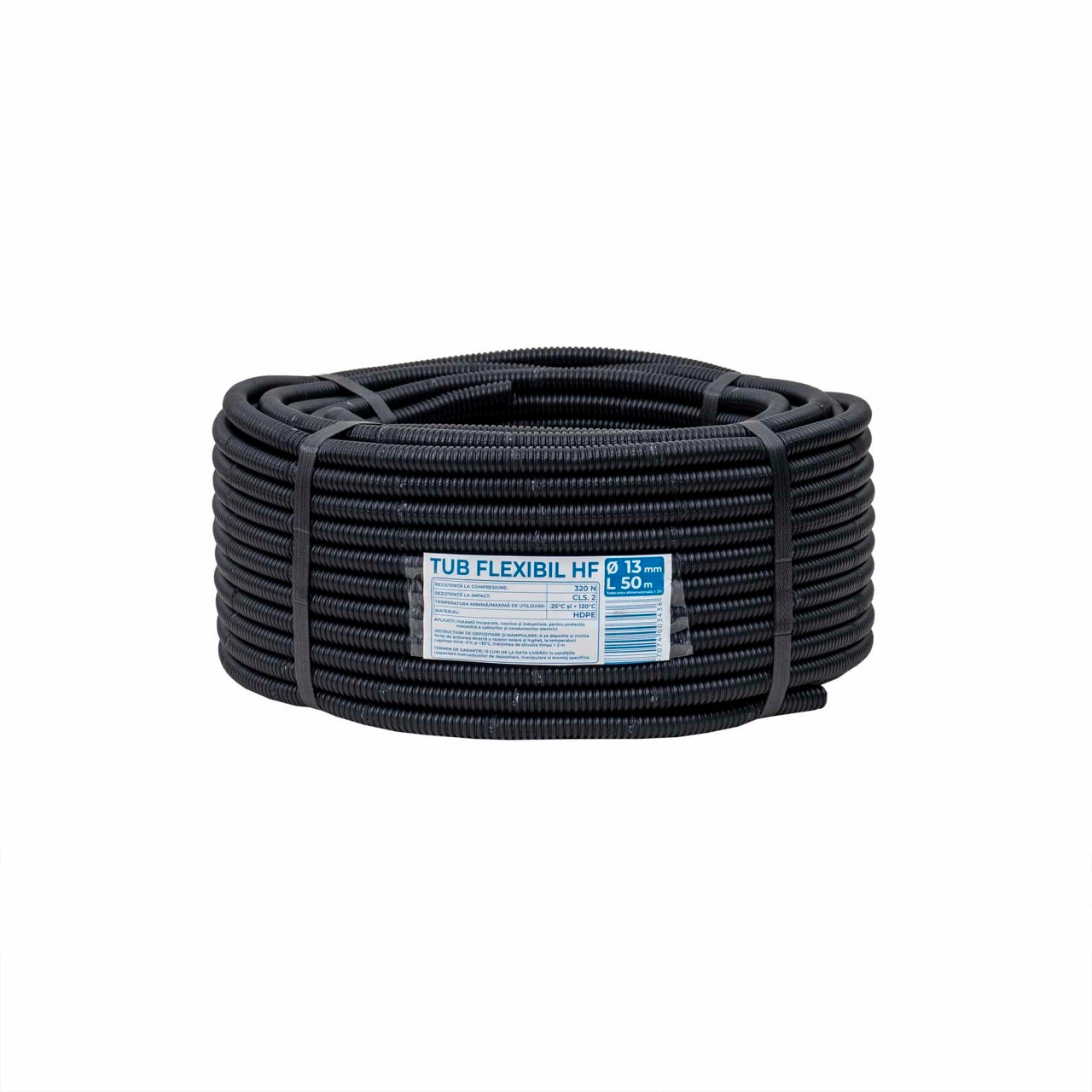 Tub flexibil copex PVC fara fir de tragere, diametru 13mm, lungime 50m