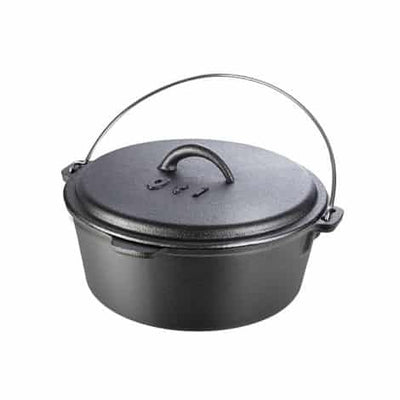 Tuci fonta pura 25cm, capacitate 3.5L, vas pentru gatit traditional
