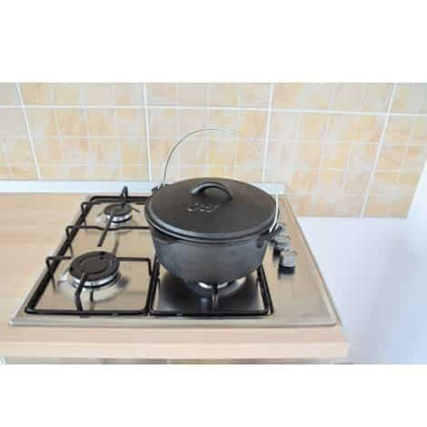 Tuci fonta pura 25cm, capacitate 3.5L, vas pentru gatit traditional