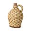 Ulcior din lut cu invelis impletit, inaltime 25 cm, capacitate 1 l