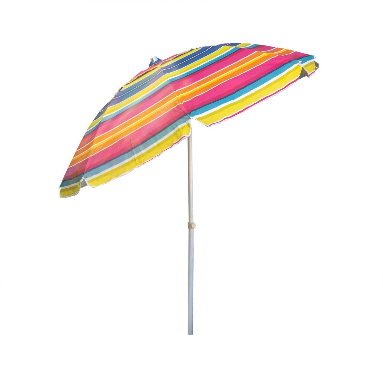 Umbrela pentru protectie solara, structura metalica, diametru 2m, cu inclinare si cosulet