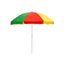 Umbrela protectie soare multicolora, diametru 200 cm, inaltime reglabila 200 cm