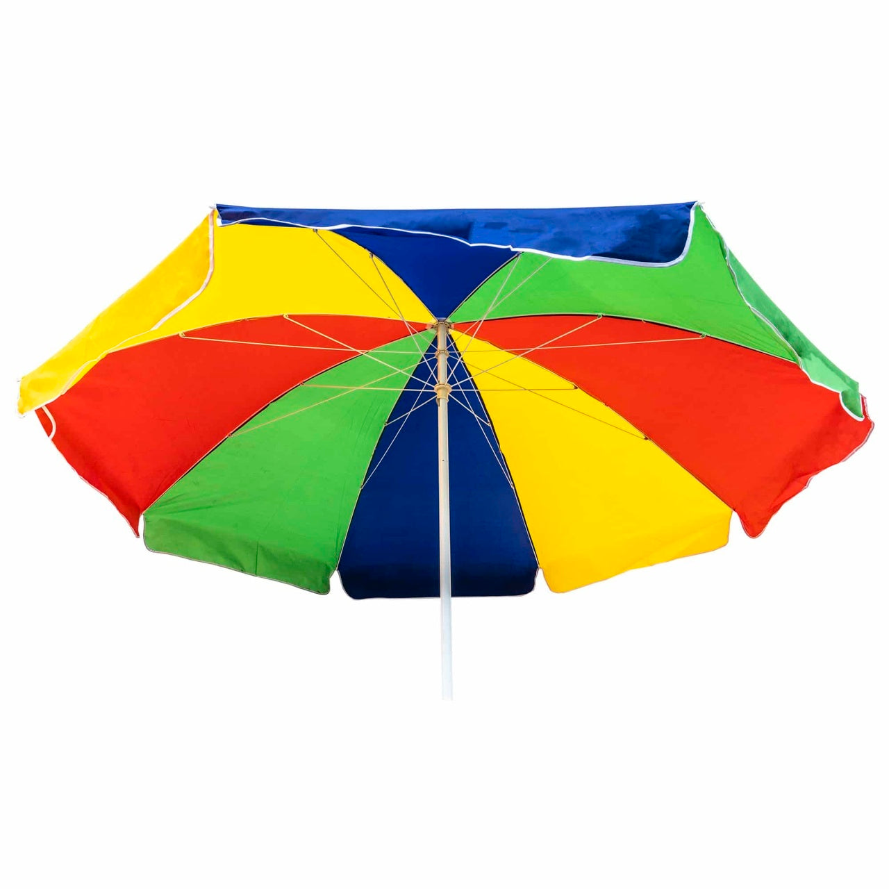Umbrela protectie soare multicolora, diametru 300cm, inaltime reglabila 260cm, stalp 33mm