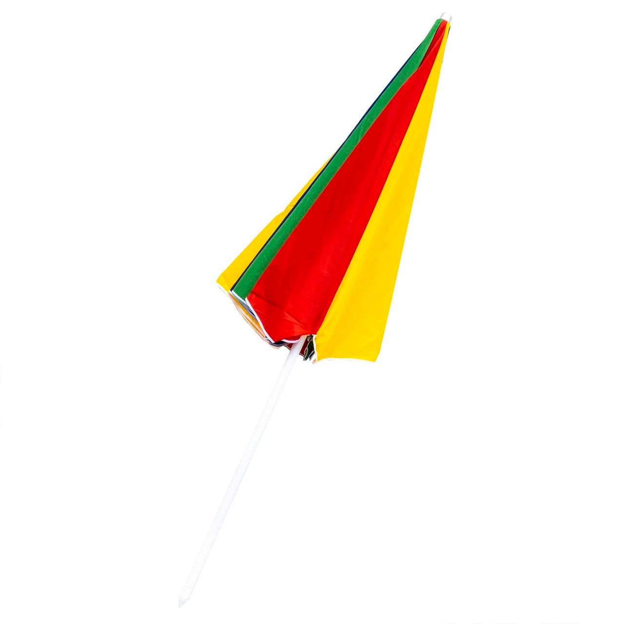 Umbrela protectie soare multicolora, diametru 300cm, inaltime reglabila 260cm, stalp 33mm