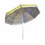 Umbrela protectie solara 2.4m cu suport tip burghiu albastru, structura metalica