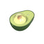 Umidificator portabil avocado, functie unica, 7.1oz, fara fir, 320 ml