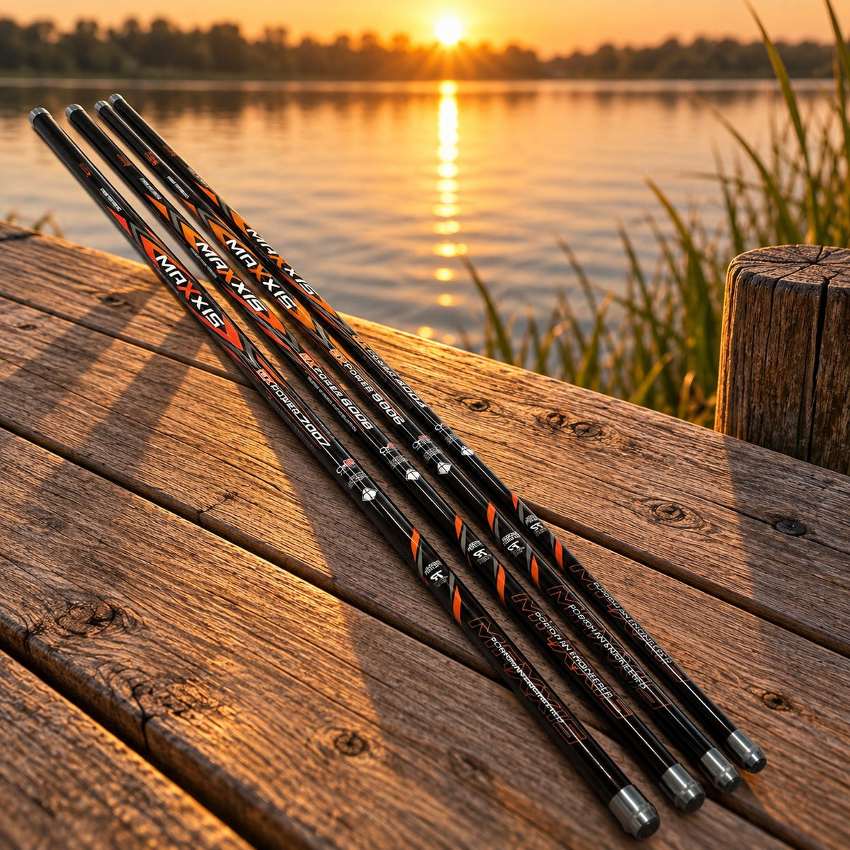 Undiță Telescopică pentru Pescuit, Model Maxxis, 7 m – imagine comercială în ambient