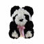 Ursulet panda din trandafiri de spuma, 30 cm, cu cutie cadou