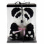 Ursulet panda din trandafiri de spuma cu cutie, 35 cm