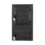 Usa monobloc soba, dimensiuni 490x285 mm, culoare negru, stil traditional