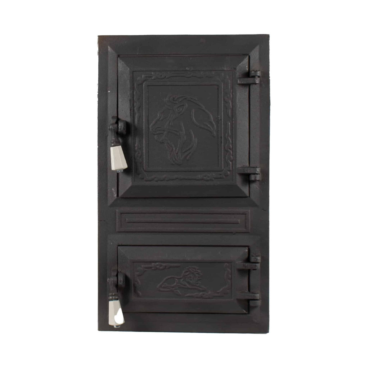 Usa monobloc soba, dimensiuni 490x285 mm, culoare negru, stil traditional