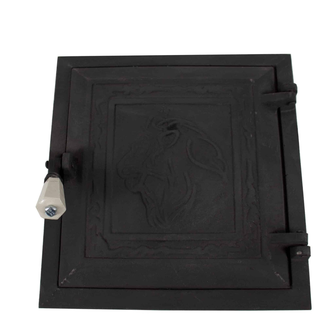 Usa soba fara cenusar, fonta, 270x255 mm, culoare negru