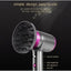 Uscator de par, cu 2 trepte de viteza, 2 capete, putere 1250 W, cu functia aer rece/cald, gri/fucsia