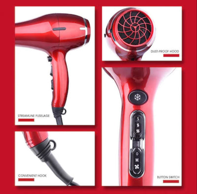 Uscator de par Profesional FOXMAG24®, 2300 W, 3 Trepte temperatura, 2 Viteze, Concentrator Difuzor