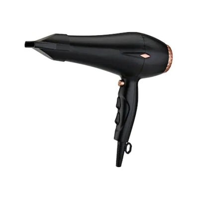 Uscator de par, putere 1800-2200W, cu accesorii incluse, agatatoare, 3 trepte de viteza, 3 trepte de temperatura, functie aer rece, negru