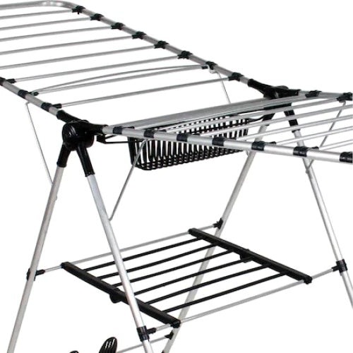 Uscator de rufe FOXMAG24, din aluminiu, suprafata de uscare 24 metri, cu suport pentru incaltaminte