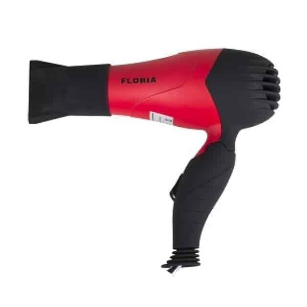 Uscator par voiaj 1000W, maner pliabil, protectie supraincalzire, rosu