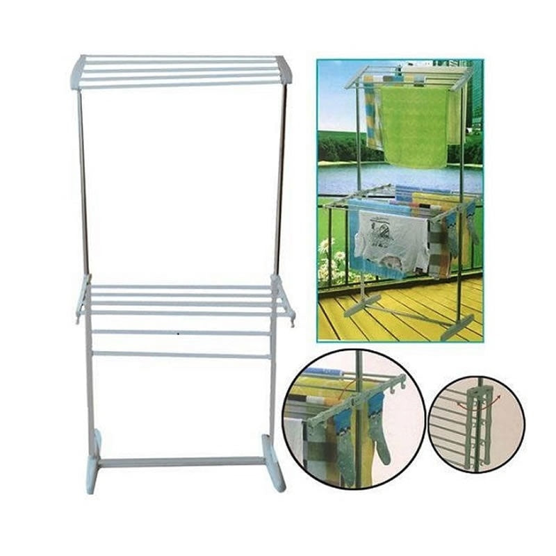 Uscator pliabil pentru haine Multifunctional Mobile Folding Racks-EDY®