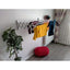 Uscator rufe metalic, extensibil, cu 5 bare, 70cm, prindere pe perete, suprafata de uscare 5m, argintiu