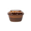 Vas roman glazurat din lut, 6L, 41x27x16 cm, maro