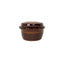 Vas roman glazurat din lut, capacitate 4L, 35x25x16 cm, maro
