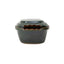 Vas roman glazurat verde, capacitate 6l, 41x27x16cm