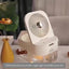 Ventilator 2 in 1, purificare si umidificare aer, portabil, rezervor apa, 3 trepte de viteza, 3 trepte pulverizare, incarcare USB, dimensiuni 12.5 x 22 x 16 cm, alb